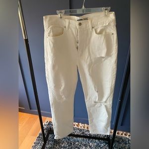 Sky Hi Straight Extra High Rise Button Up Jeans